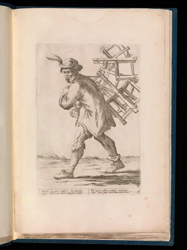 Arti di Bologna (Di Bologna l'Arti per via D'An.ibal' Ca.rac) by Giuseppe Maria Mitelli, print, 1660-1740