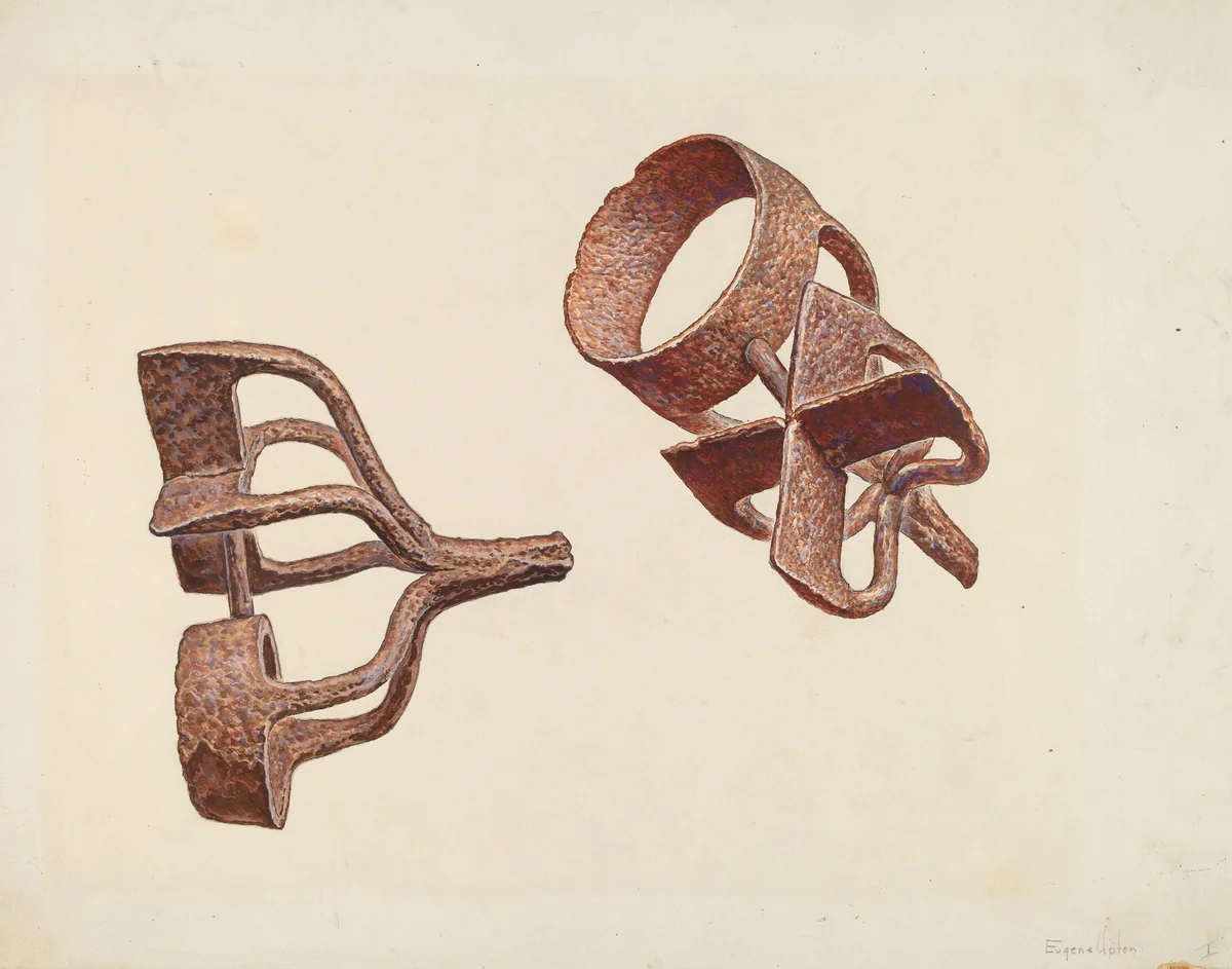 Branding Iron by Eugene Upton, index of american design, 1942