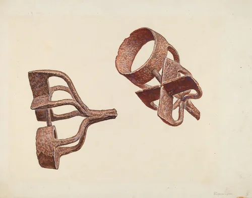 Branding Iron by Eugene Upton, index of american design, 1942