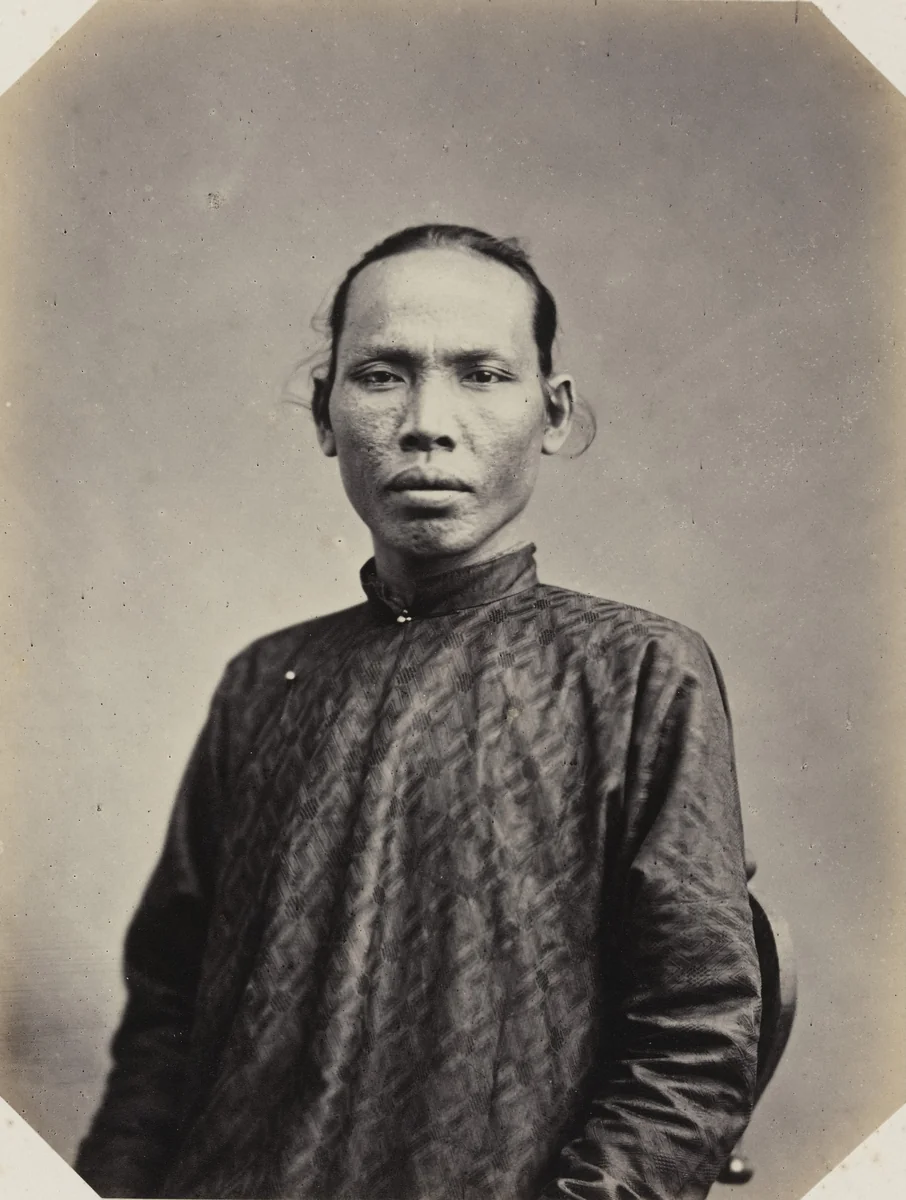 Phan Hûu Dô (31 years old), Annamite from the Province of Guambinh (Annam). Seventh Secretary of the Minister of the Interior. by Louis Rousseau, Jacques-Philippe Potteau, photograph, 1863