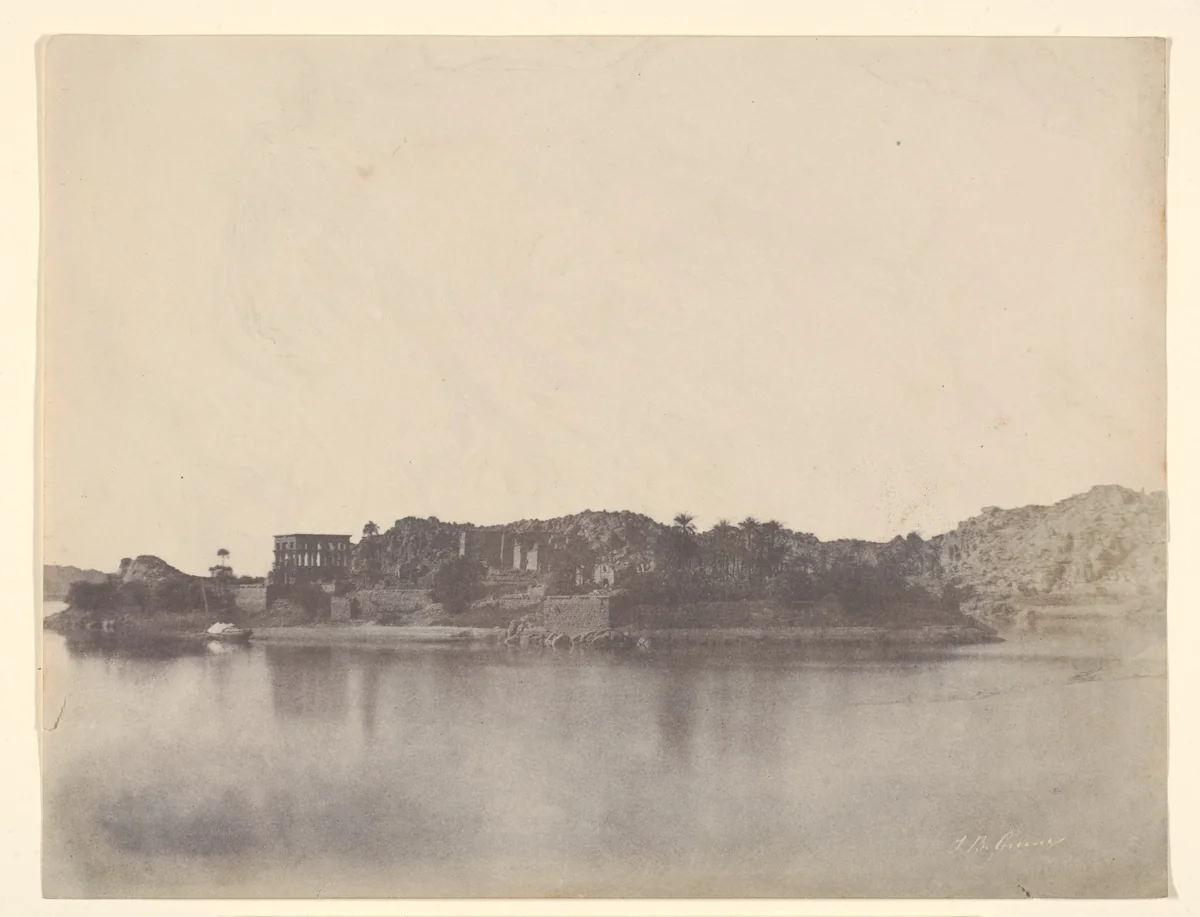 [Island of Philae] by John Beasley Greene, photograph, 1853-1854