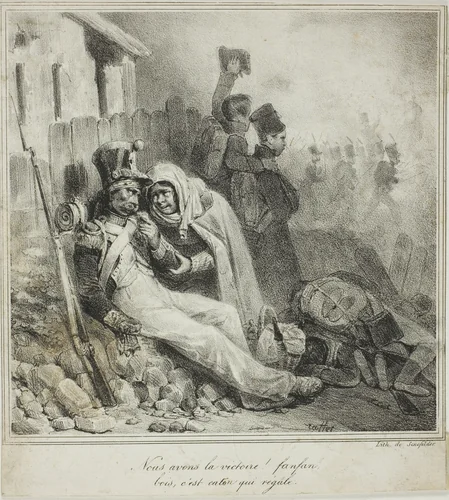 We Have Won! by Denis Auguste Marie Raffet, print, 1825-1826