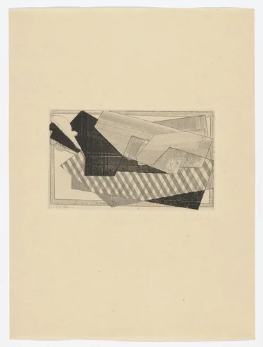 Duplicate of The Horse from Du Cubisme (On Cubism) by Jacques Villon, illustrated book, 1921