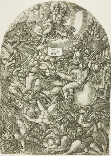 The Angel Calling the Birds by Jean Duvet, print, 1505-1561