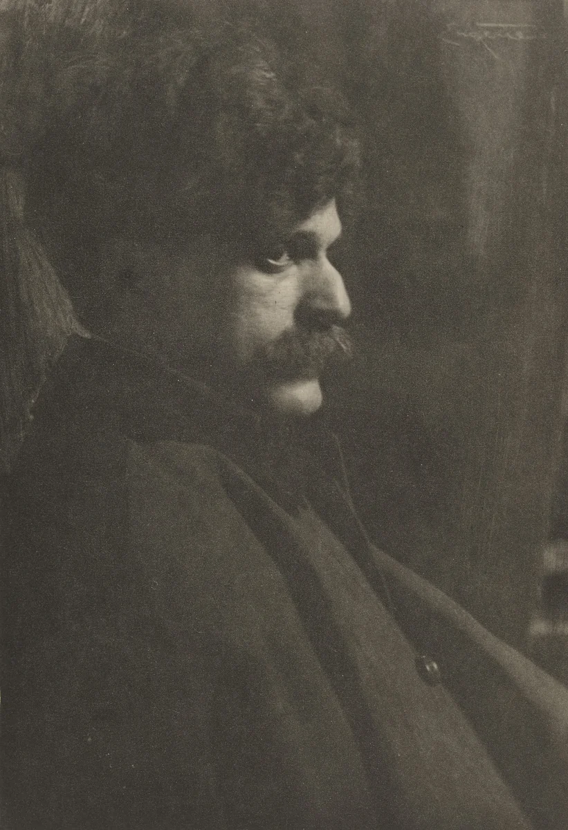 Portrait of Alfred Steiglitz by Frank Eugene, photograph, 1901
