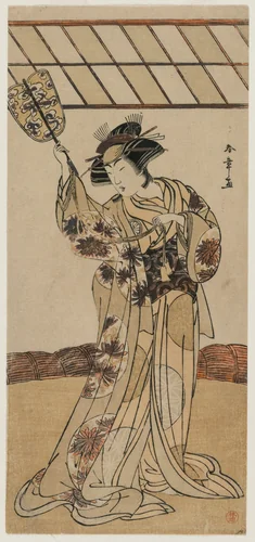Segawa Kikunojō III as Teruha by Katsukawa Shunshô (勝川春章), print, 1778