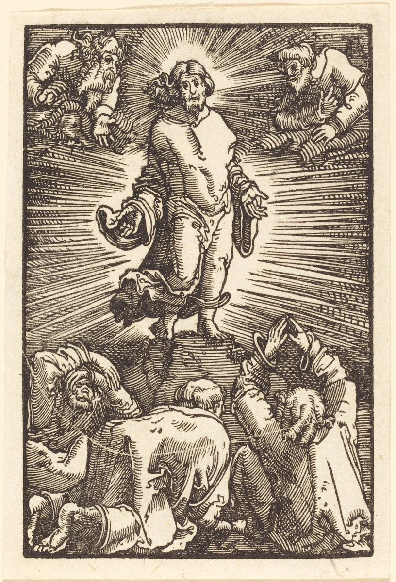 The Transfiguration by Albrecht Altdorfer, print, 1513