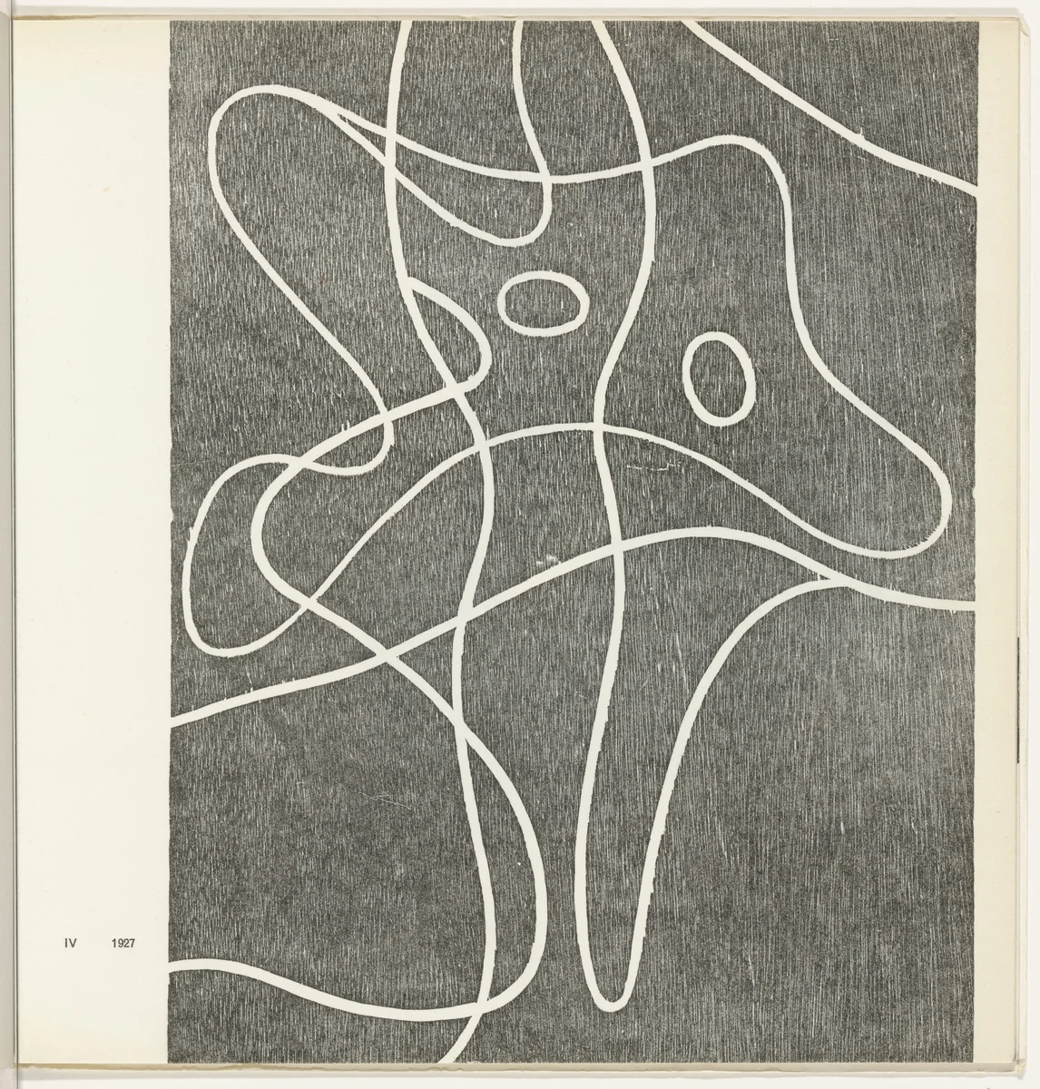 Configuration IV (plate, folio 8) from 11 Configurations by Jean Arp, illustrated book, 1927