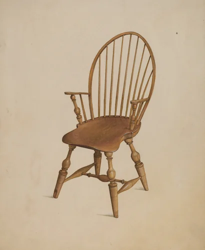 Windsor Chair by Ray Holden, index of american design, 1937