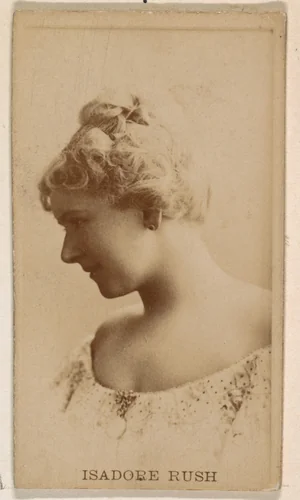 Isadore Rush, from the Actresses series (N245) issued by Kinney Brothers to promote Sweet Caporal Cigarettes by Kinney Brothers Tobacco Company, photograph, 1890