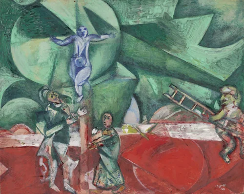 Golgotha by Marc Chagall, drawing, 1912