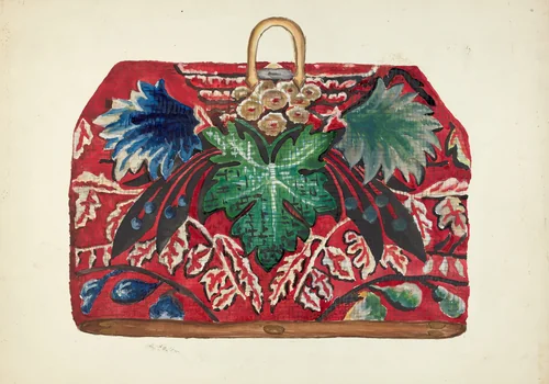 Carpet Bag by Beulah Bradleigh, index of american design, 1935-1942