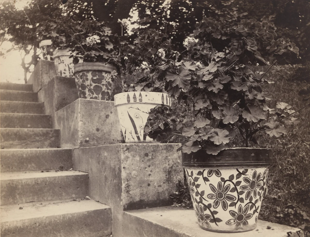 Bagatelle by Eugène Atget, photograph, 1921