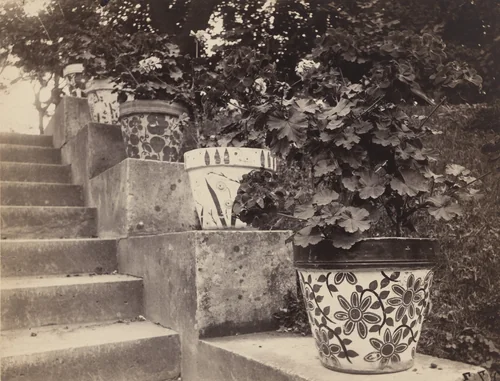 Bagatelle by Eugène Atget, photograph, 1921