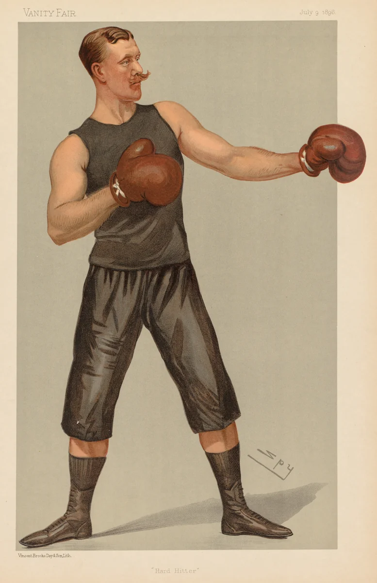 Vanity Fair: "Hard Hitter" by Leslie Matthew, print, 1896