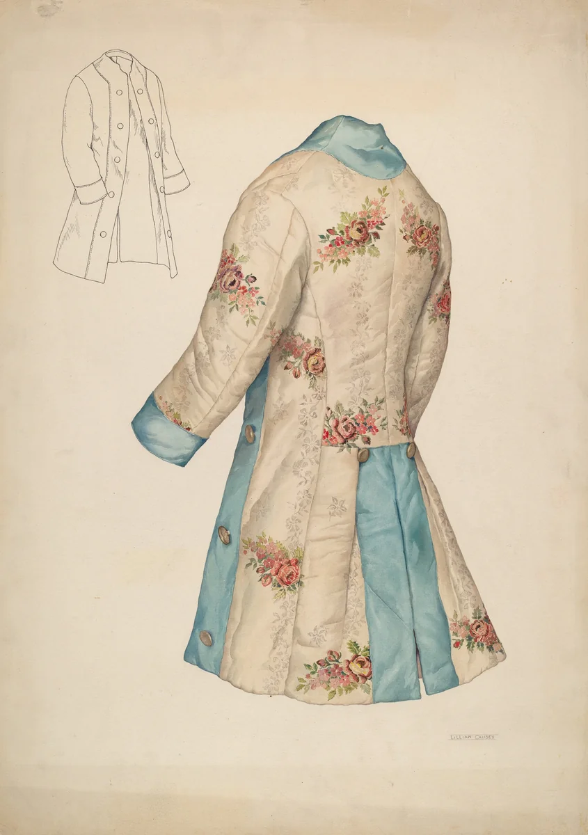 Child's Coat by Lillian Causey, index of american design, 1940