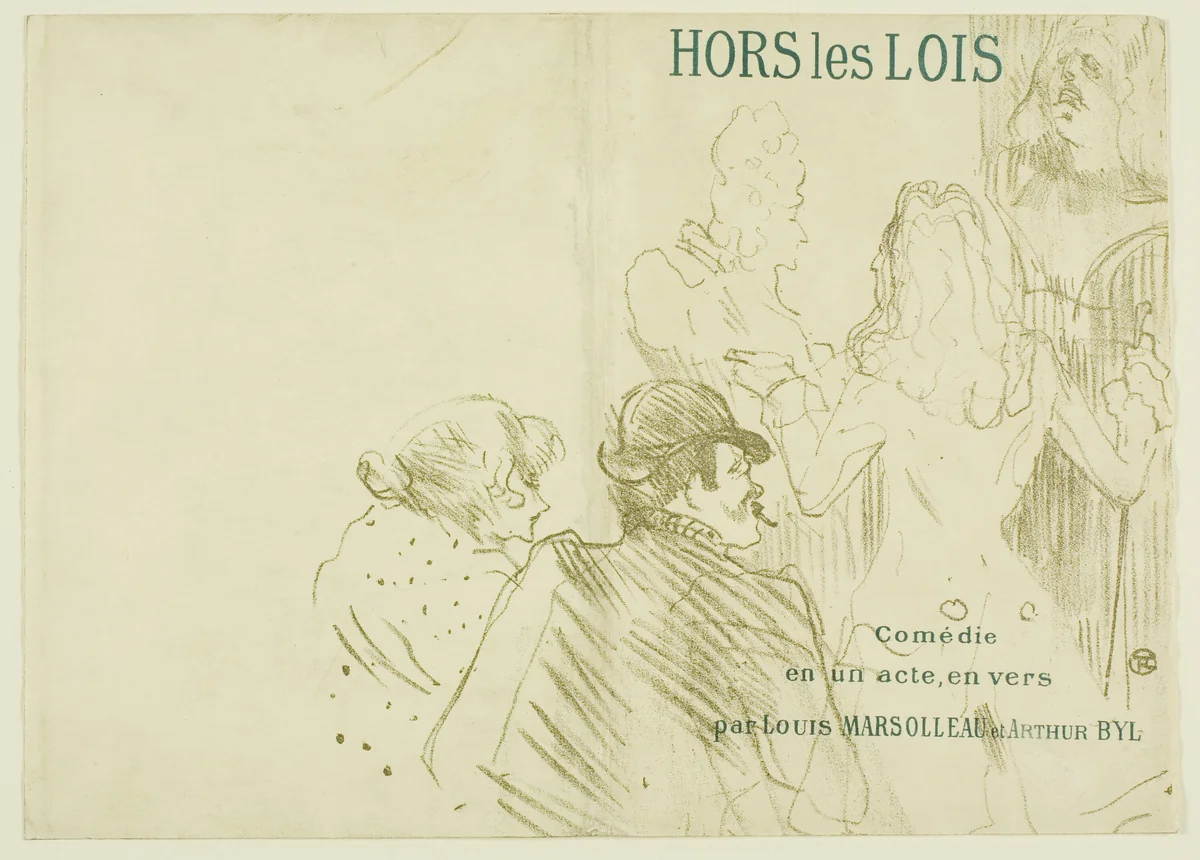 Homage to Molière by Henri de Toulouse-Lautrec, print, 1897