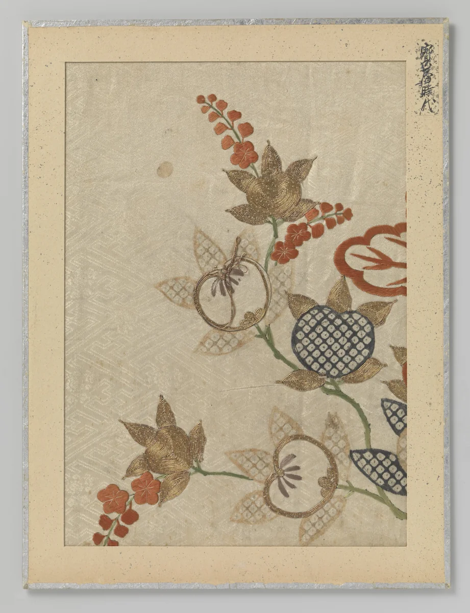 Textielfragment by anonymous, textile, 1751-1764