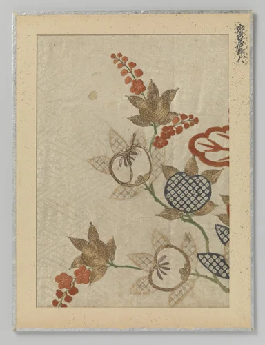 Textielfragment by anonymous, textile, 1751-1764