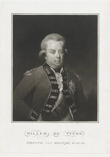 Portret van Willem V, prins van Oranje en Nassau by Charles Howard Hodges, print, 1789-1806