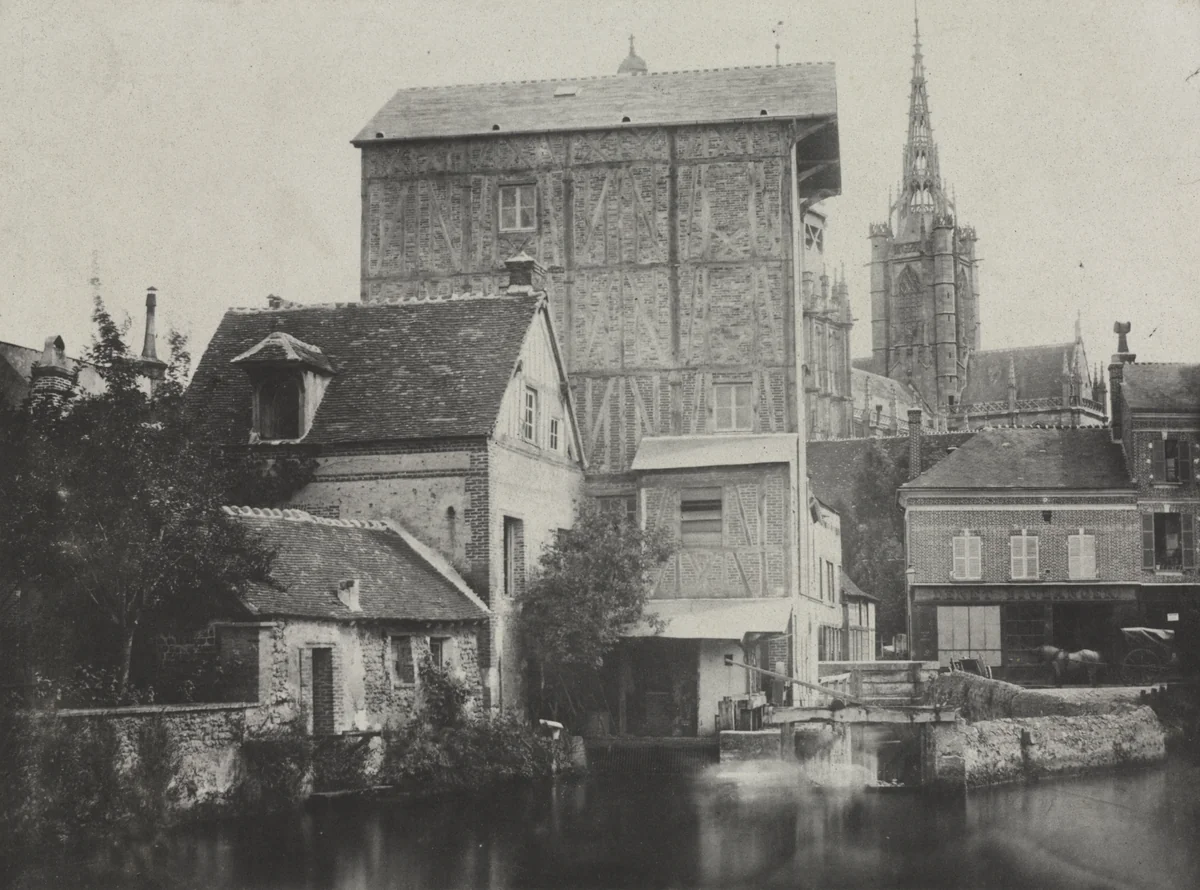 View of Évreux by Hippolyte Bayard, photograph, 1850