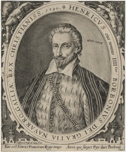 Henry IV, King of France by Crispijn van de Passe I, print, 1590