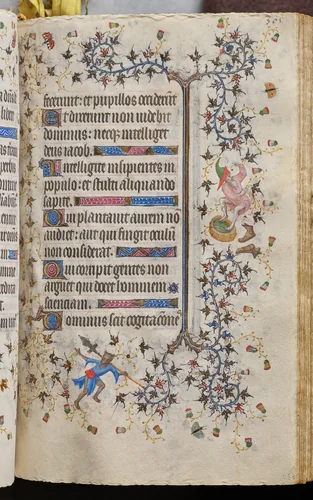 Hours of Charles the Noble, King of Navarre (1361-1425): fol. 153r, Text by Master of the Brussels Initials and Associates, book, 1400-1410