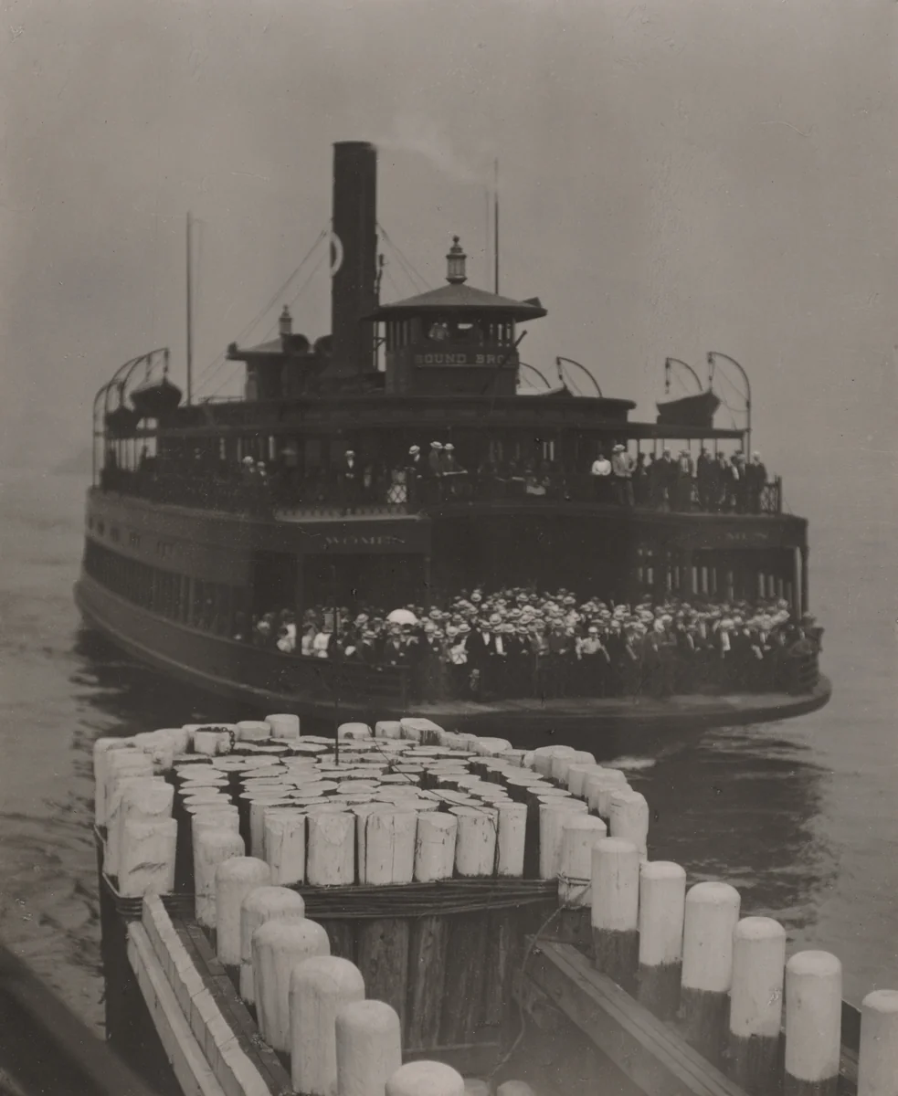 After Working Hours—The Ferry Boat by Alfred Stieglitz, photograph, 1910