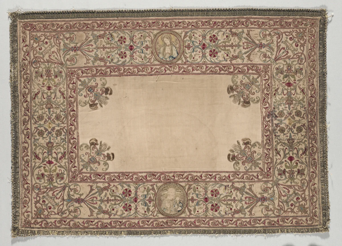 Chalice Cover (?) by Unknown, textile, 1587