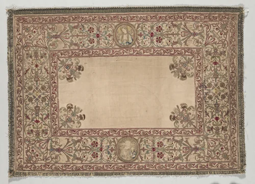 Chalice Cover (?) by Unknown, textile, 1587