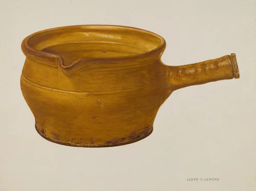 Bowl by Lloyd Charles Lemcke, index of american design, 1935-1942