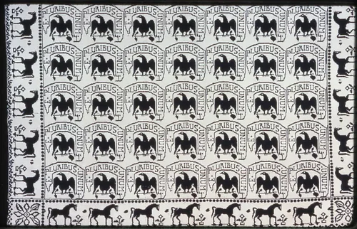 Coverlet by anonymous, textile, 1835-1845