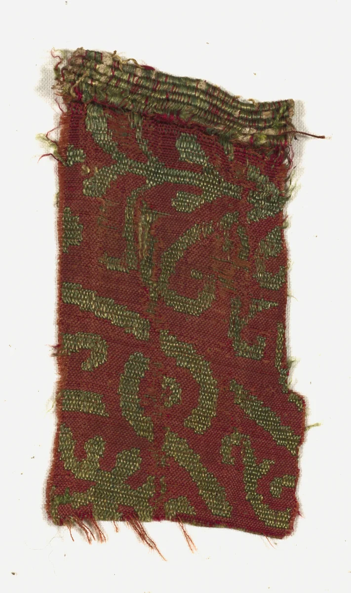 Silk Fragment by Unknown, textile, 1200-1299