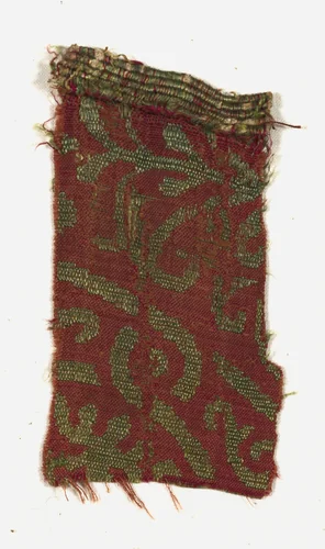 Silk Fragment by Unknown, textile, 1200-1299