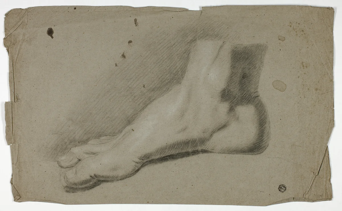 Right Foot by John Downman, drawing, 1770-1824