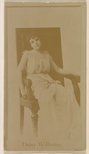 Daisy Williams, from the Actresses series (N245) issued by Kinney Brothers to promote Sweet Caporal Cigarettes by Kinney Brothers Tobacco Company, photograph, 1890