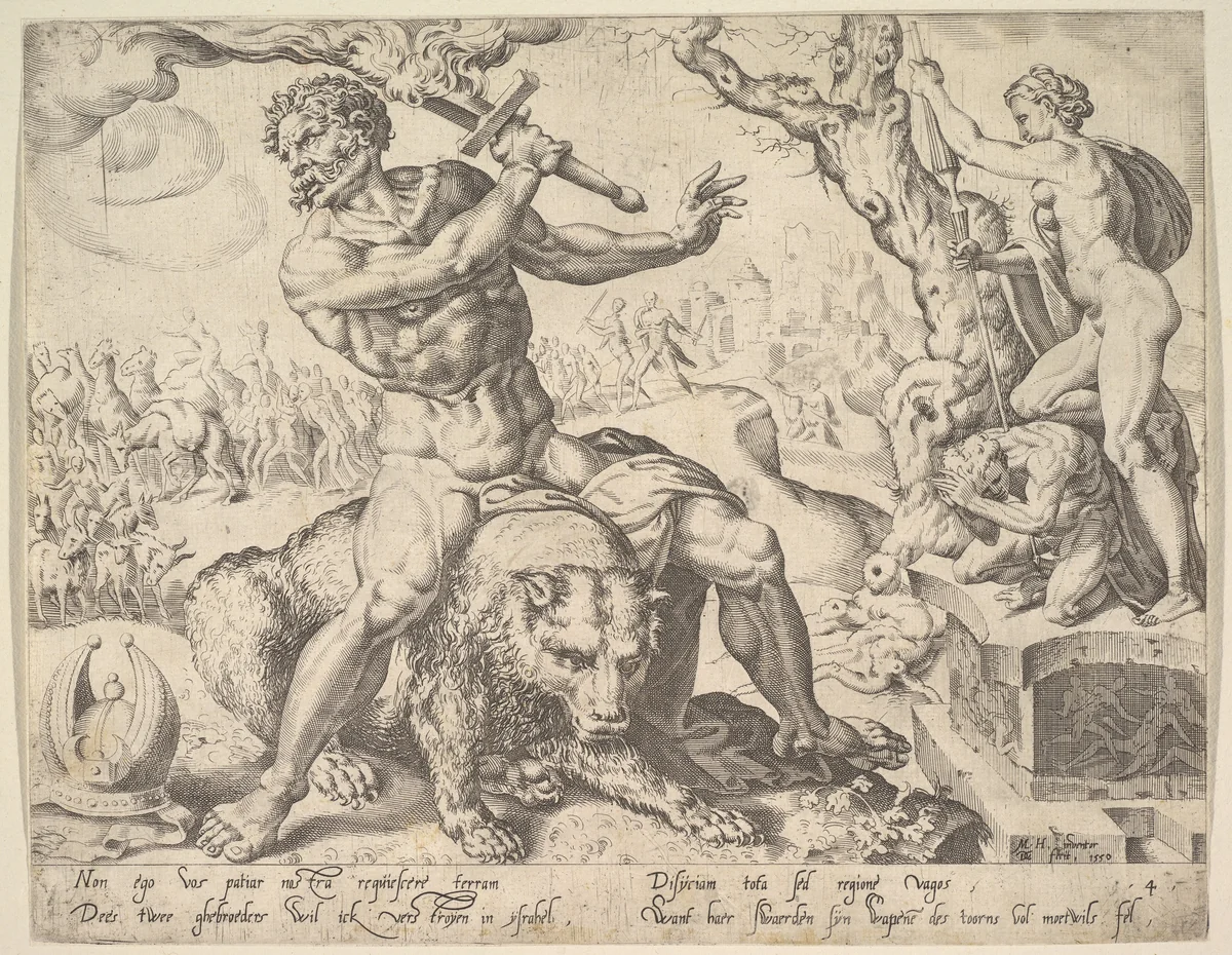 Levi, from "The Twelve Patriarchs" by Maarten van Heemskerck, print, 1550