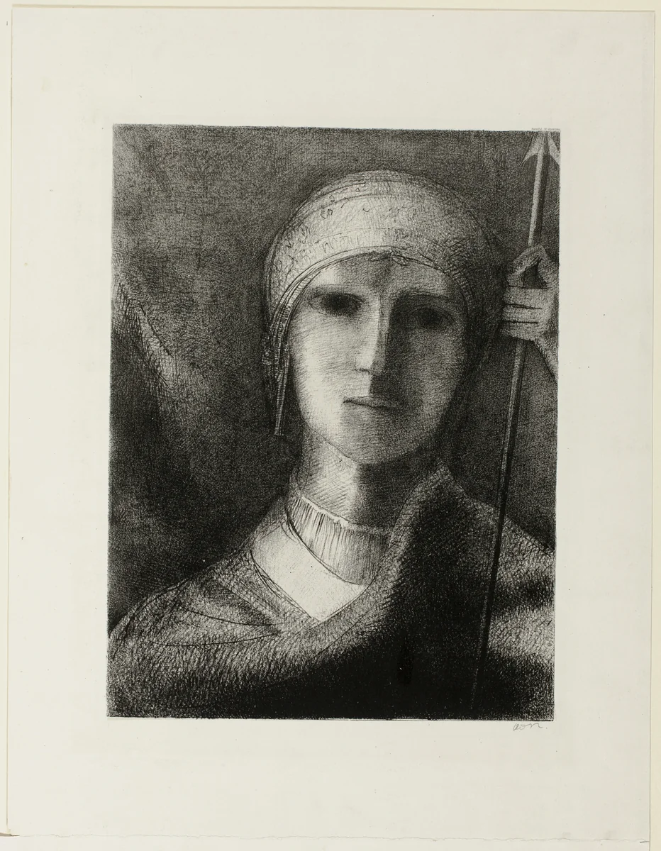 Parsifal by Odilon Redon, print, 1891