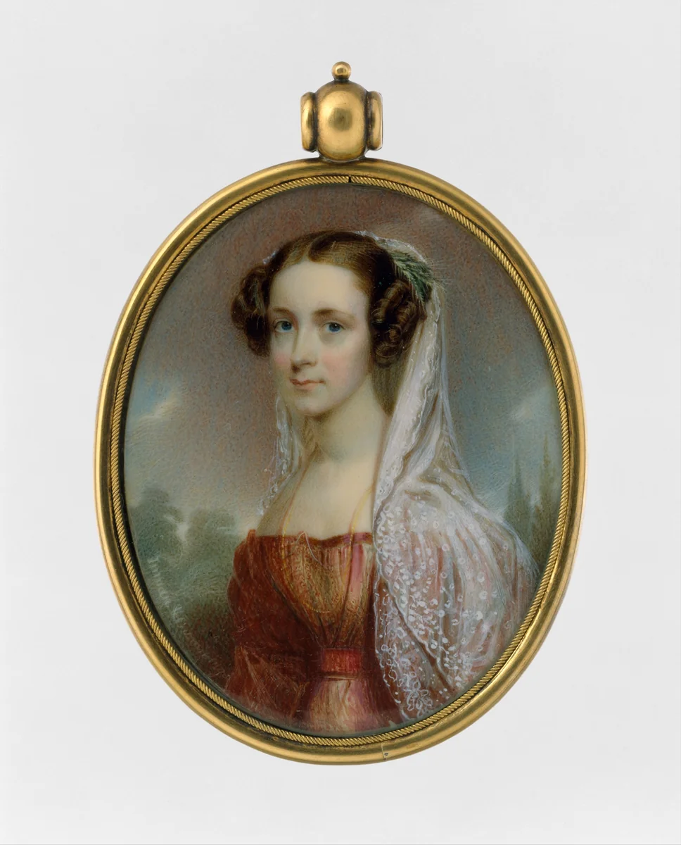 Portrait of a Lady by Henry Inman, artwork, 1824-1830