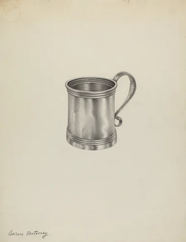 Silver Mug by Aaron Fastovsky, index of american design, 1938