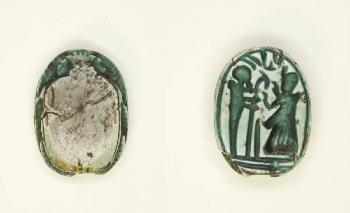 Scarab: The God Ptah with Name of Usermaatra Setepenra (Ramesses II) by Egyptian, other, -1279--1213