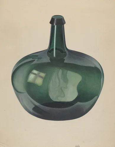 Carboy by Edward White, index of american design, 1937