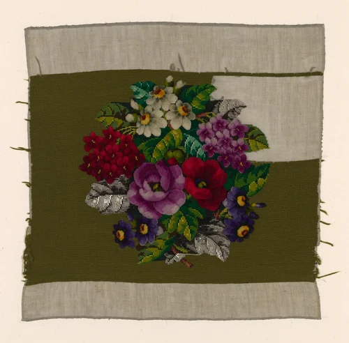 Chair Seat (Unfinished) by United States, textile, 1801-1900