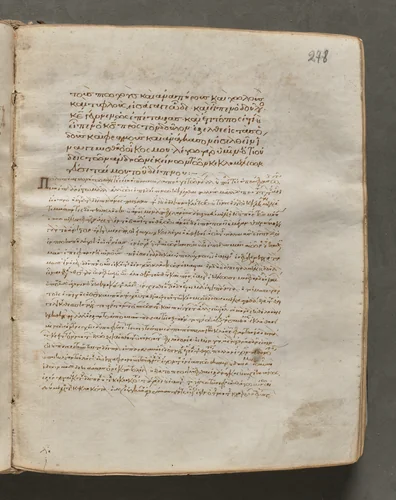 Text, folio 278 (recto), from a Gospel Book with Commentaries by Unknown, book, 1000-1100