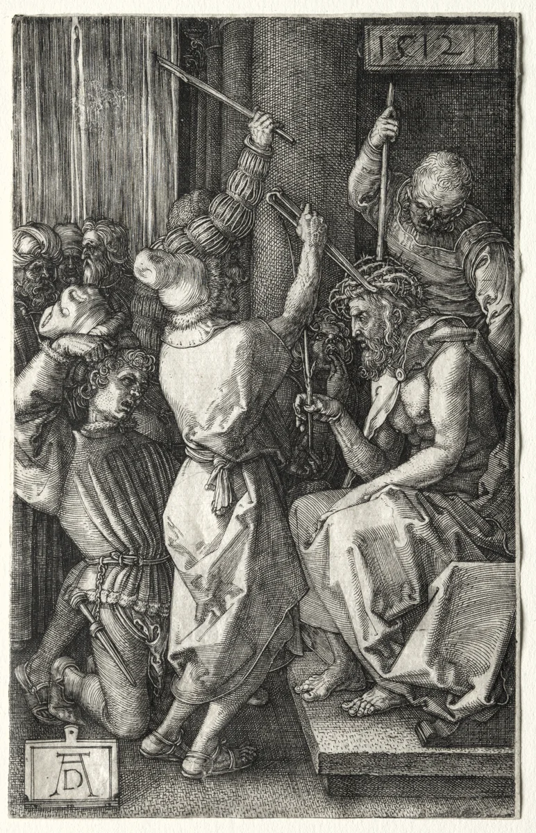 Christ Crowned with Thorns by Albrecht Dürer, print, 1512