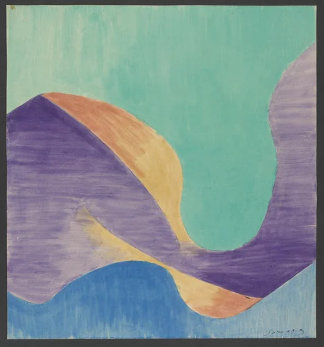 Colored Rhythm: Study for the Film by Léopold Survage, drawing, 1913