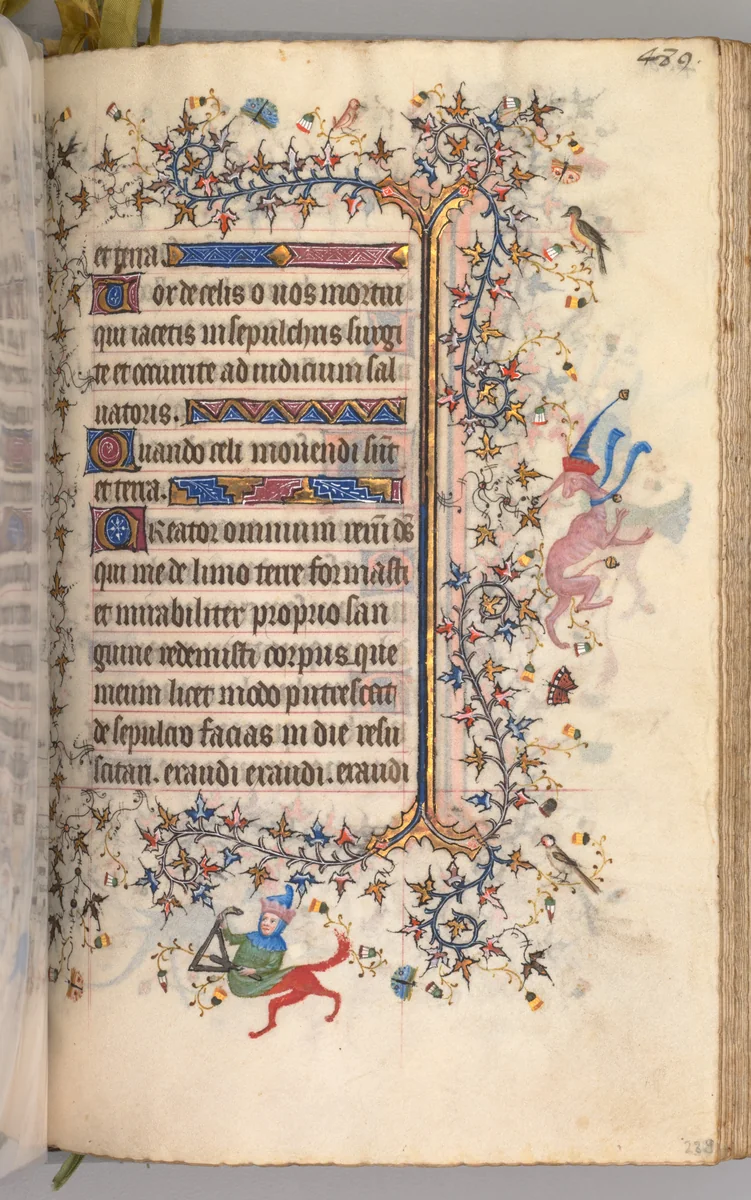 Hours of Charles the Noble, King of Navarre (1361-1425): fol. 239r, Text by Master of the Brussels Initials and Associates, book, 1400-1410