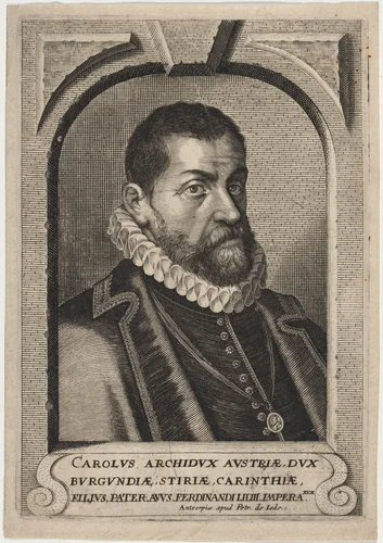 Charles, Archduke of Austria by Pieter de Jode II, print, 1650