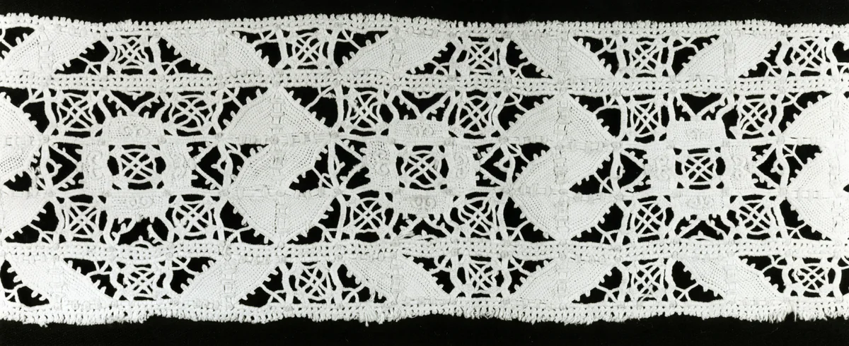 Insertion (For a Cover) by Italy, textile, 1675-1725