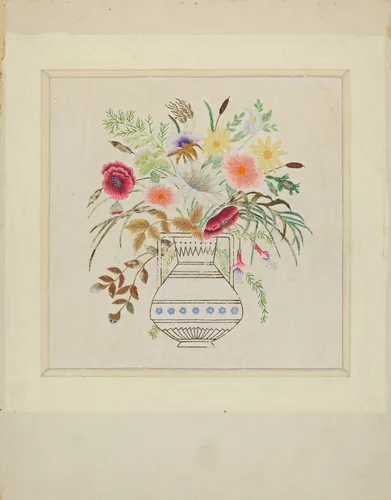 Embroidered Picture by Gordena Jackson, index of american design, 1936